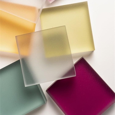 acheter Plaque en plastique résistant 2 mm 3 mm Jaune PMMA Acrylique glacée Acrylique Mat online manufacture