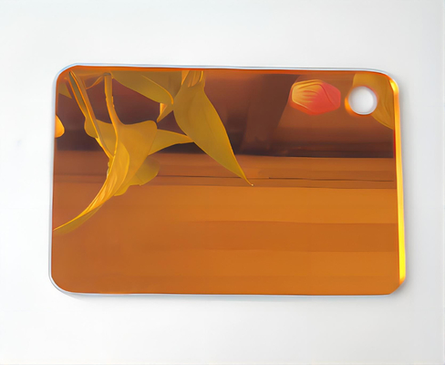 acheter En gros, feuille acrylique 3 mm 4x8 or rose argent Perspex miroir avec film PE online manufacture