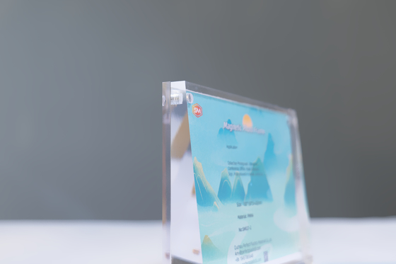 acheter Cadres de photos en plastique clair avec aimants online manufacture