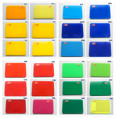 acheter 3 mm 1220*1830 mm feuille acrylique de couleur 4 x 6 panneau en plastique acrylique online manufacture