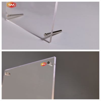 acheter Cadre photo acrylique avec vis de support Pieds 5x7 pouces A4 Photo Display Stand online manufacture