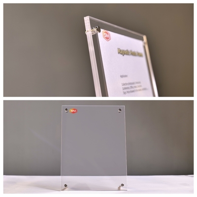 acheter Autonomie autonome 4x6 cadre photo acrylique Stand pour la décoration de bureau fabrication en ligne
