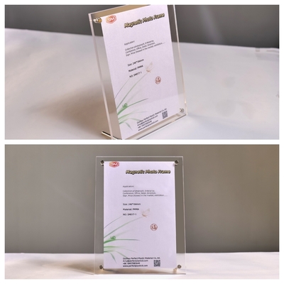 acheter A6 Cadre photo acrylique transparent avec cadre de bureau online manufacture