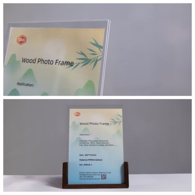 acheter Cadre photo acrylique avec base en bois online manufacture