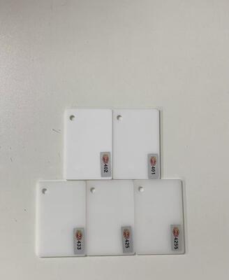 acheter White Opaque Cast Acrylic Sheet 20mm Thick Sturdy Panel for Custom Signage online manufacture