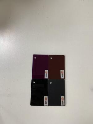 acheter Panneau opaque d'épaisseur de 30 mm de feuille acrylique en fonte de couleur foncée pour la décoration intérieure online manufacture