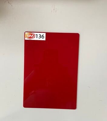 acheter Vibrant Red Cast Acrylic Sheet 22mm Thick Panel for Retail Display Fabrication online manufacture