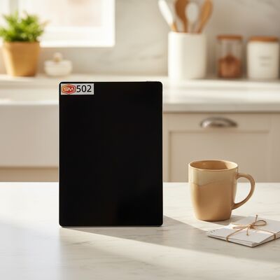 acheter Feuille acrylique coulée noire avec découpe inodore, surface lisse et résistance chimique pour projets personnalisés online manufacture