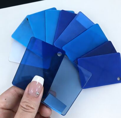 acheter Plaque acrylique bleue résistante à l'usure de 20 mm pour les aquariums et les réservoirs d'eau de mer online manufacture