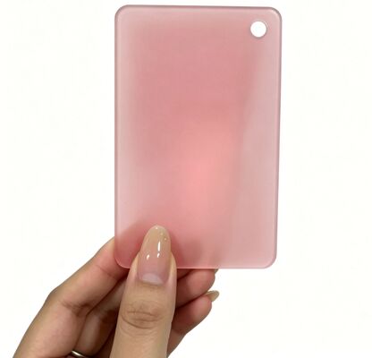 acheter Feuille acrylique givrée rose translucide de 3 mm online manufacture