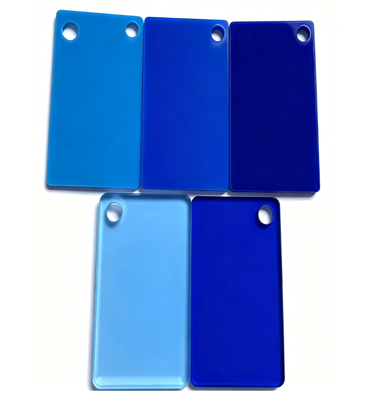 acheter Plaque Acrylique de Couleur Bleu Uniforme avec Haute Transmission Lumineuse et Fabrication Facile pour l'Éclairage de Scène online manufacture