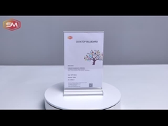 Porteur de panneau acrylique en forme de T