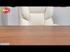 Porteur de panneau acrylique en forme de T avec base en bois triangulaire