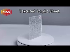 Plaque acrylique texturée à l'eau claire