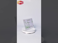 Porteur de panneau acrylique magnétique en forme de L