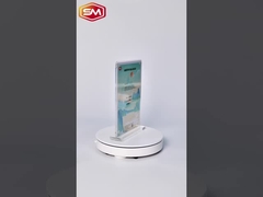 Porteur de panneau acrylique magnétique en forme de T