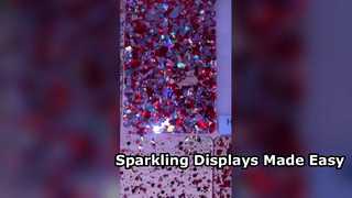 Feuilles acryliques scintillantes pour des affichages époustouflants