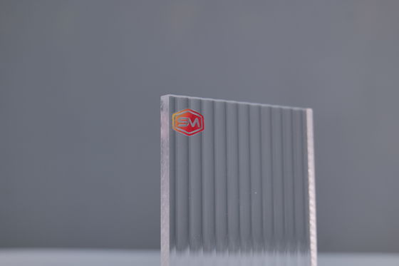 Style à motifs en feuille acrylique transparente