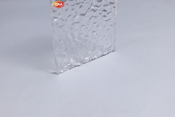 Une bonne qualité de 2 mm 3 mm de glace fissurée, éclatante, texturée, feuille acrylique