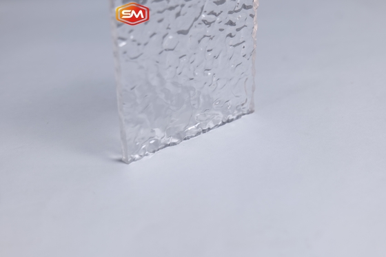 1.8-40 mm feuille acrylique texturée transparente d'épaisseur pour différentes applications