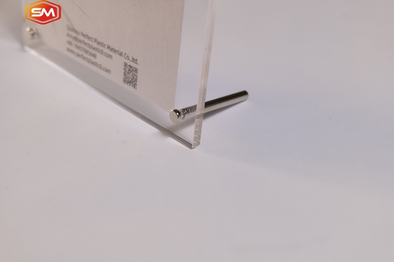 Taille personnalisée Bureau Cadres d'image transparents Cadre photo acrylique avec support à vis