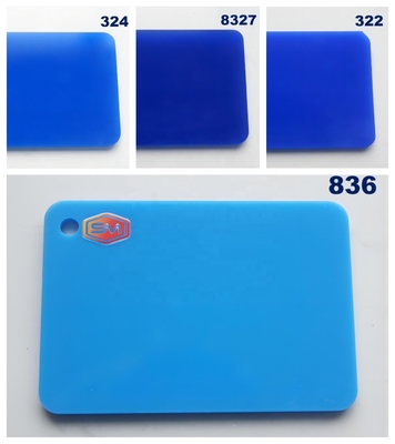 Formage de feuilles acryliques coulées colorées résistantes aux rayures pour différentes exigences du client