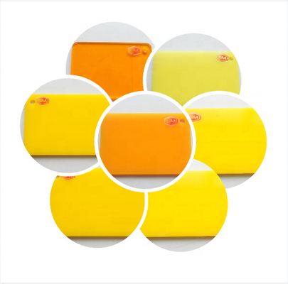 1220*2440m feuille acrylique transparente couleur pour la publicité et la décoration