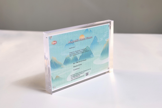 Cadre numérique de taille multiple Cadre photo acrylique transparent pour la décoration