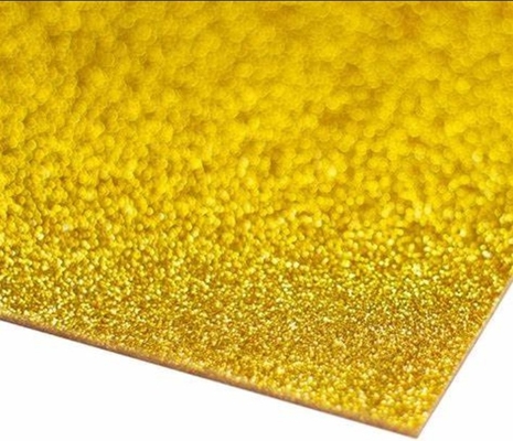 Transparent Solid 1,22x2,44m Matériau vierge Glitter feuille acrylique écologique