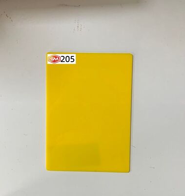 SM Premium Cast Acrylic Sheet in Vivid Yellow with Strong Impact Resistance for Furniture and Signage Uses