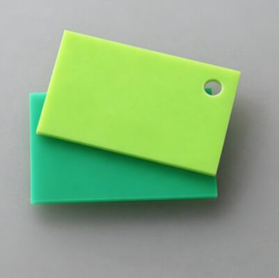 Faisceau acrylique vert protégé contre les UV 25 mm pour les auvents extérieurs