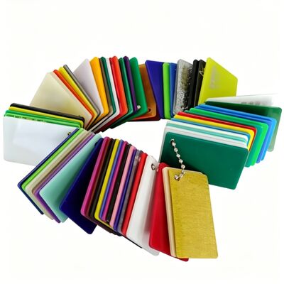 Fiche acrylique de couleur pastel de 5 mm pour la décoration de cafés et desserts confortables