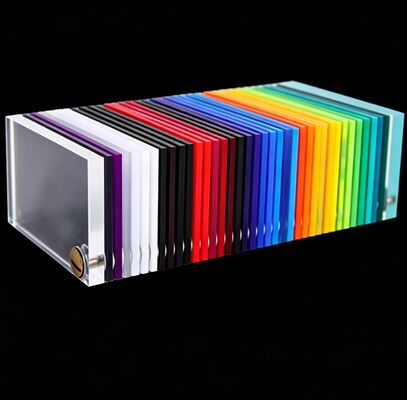Fournisseur en gros de feuilles acryliques transparentes colorées sur mesure de 3 à 6 mm