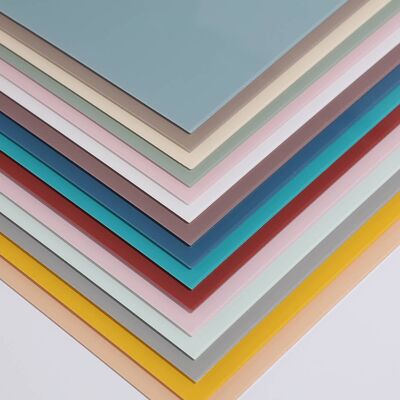 Feuille acrylique de couleur de 2 mm de qualité supérieure pour la conception de meubles