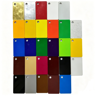 Feuille acrylique de couleur brillante de 2 mm, 3 mm et 5 mm pour la publicité