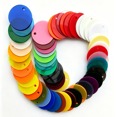 2 à 3 mm de feuille acrylique de couleur Fabrication sur mesure pour les ornements artisanaux