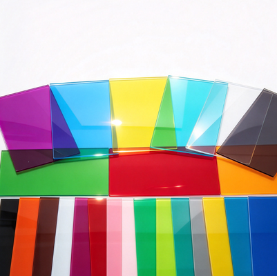 Plaque Acrylique Transparente Colorée et Panneau Acrylique Transparent Teinté pour la Fabrication de Jouets avec Couleur Personnalisable et Moulage par Coulée