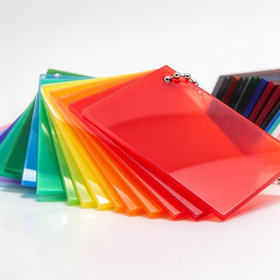 Plaque Acrylique Colorée Résistante aux Impacts et aux Intempéries pour Panneaux de Sécurité de Terrain de Jeu